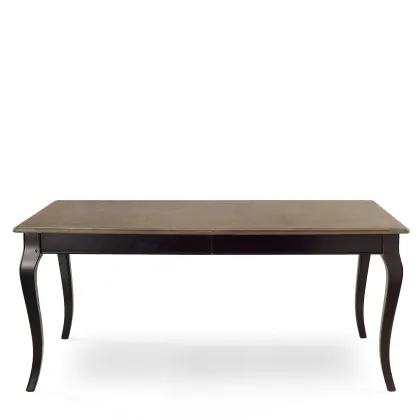 Zdjęcie Piękny rozkładany stół jadalniany z litego drewna H.78xL.220xP.100 cm