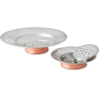 Zdjęcie Colafritto Durszlak do smażonych potraw z miedzi, średnica 38CM - Cu Artigiana