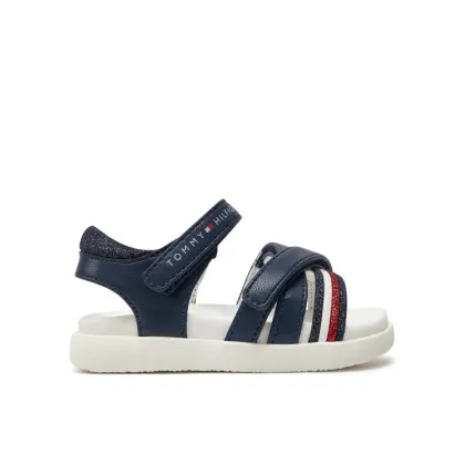 Zdjęcie Tommy Hilfiger Sandały Strippes Velcro Sanadal T1A2-33234-0326 M Granatowy