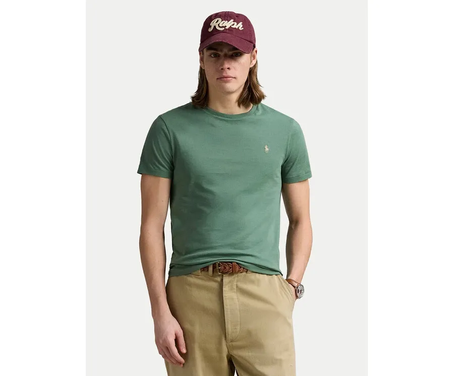 obrazek 1 Polo Ralph Lauren T-Shirt 710671438432 Zielony Custom Slim Fit