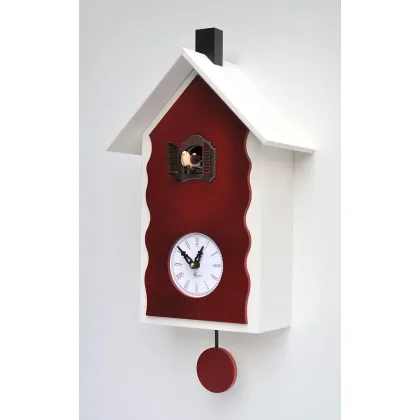 Picture Elegant wall clock with a cuckoo as a home decoration