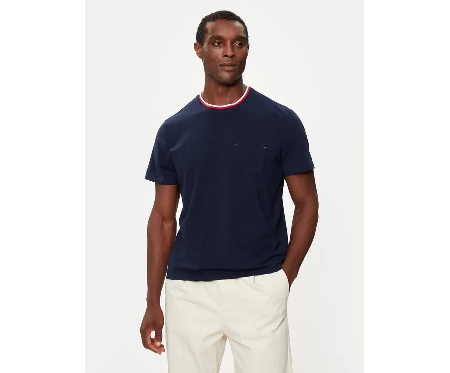 obrazek 1 Lacoste T-Shirt TH1726 Granatowy Relaxed Fit