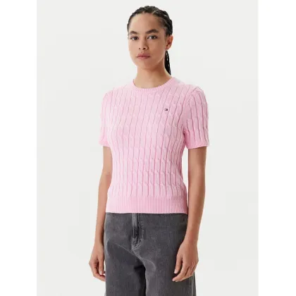 Zdjęcie Tommy Hilfiger Sweter WW0WW45656 Różowy Regular Fit