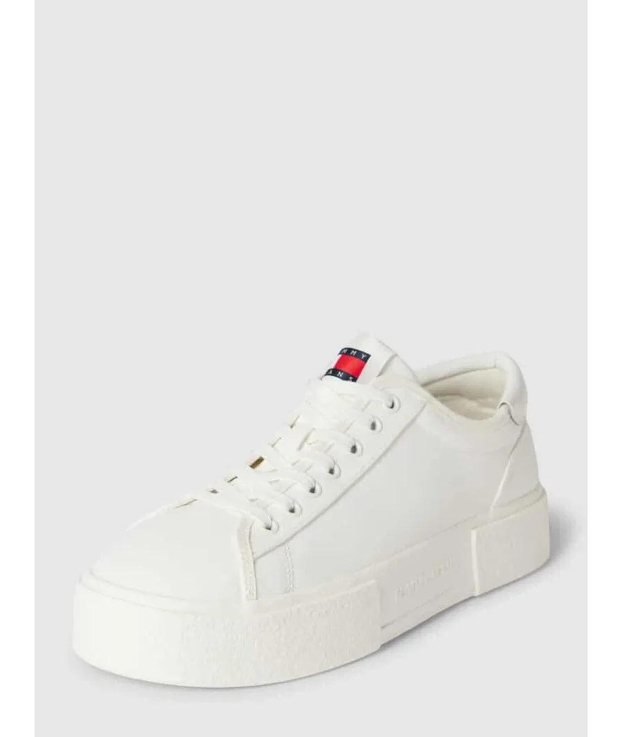 obrazek 1 Sneakersy w jednolitym kolorze