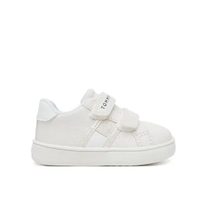 Zdjęcie Tommy Hilfiger Sneakersy Flag Low Cut Velcro Sneaker T1A9-33726-0375 M Biały