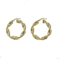 Picture Luxury round earrings for women 25 mm