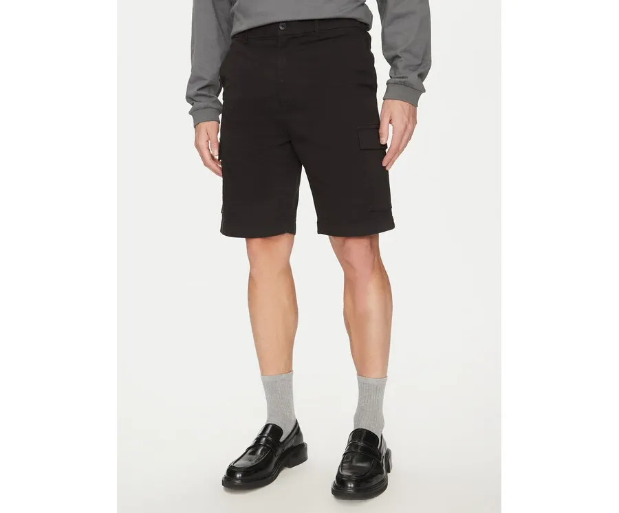 obrazek 1 Calvin Klein Szorty materiałowe Modern Twill K10K114067 Czarny Regular Fit
