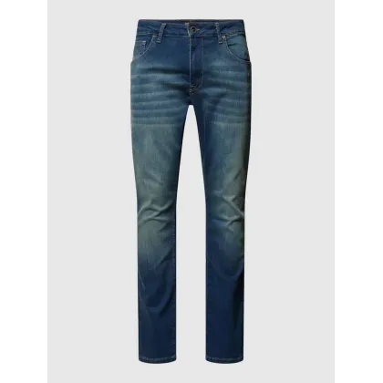 Zdjęcie Jeansy o kroju slim fit z efektem znoszenia model ‘BATES’