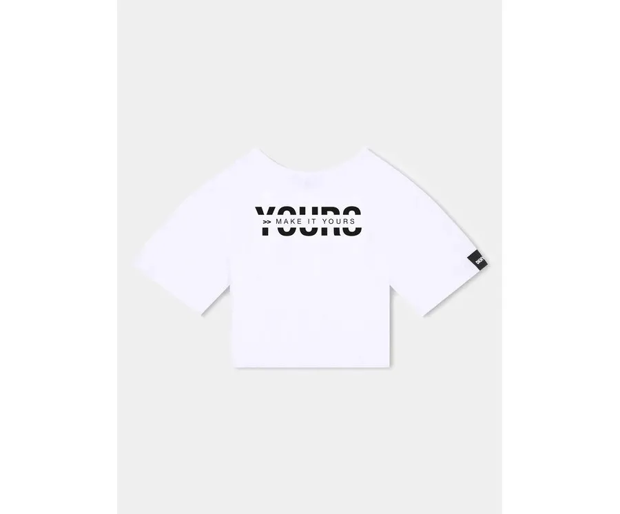 obrazek 1 DKNY T-Shirt D35T18 S Biały Regular Fit