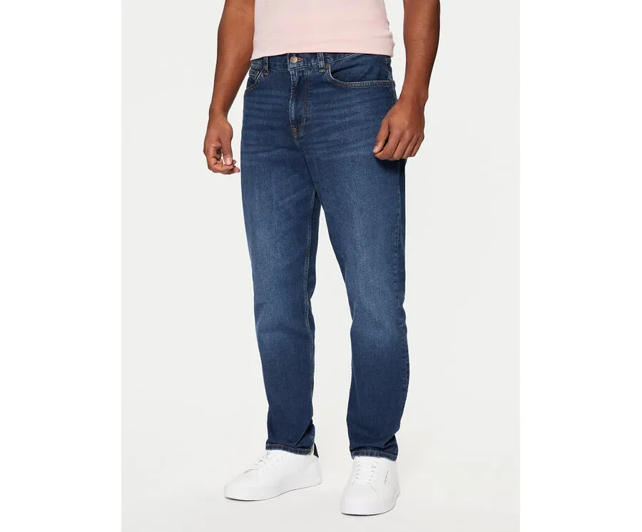 obrazek 1 Tommy Hilfiger Jeansy Harlem MW0MW39038 Granatowy Tapered Fit