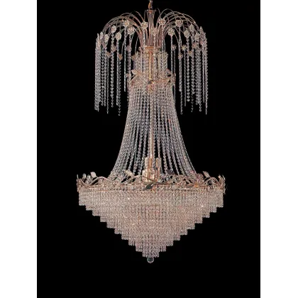 Zdjęcie Włoski szklany żyrandol do luksusowych wnętrz