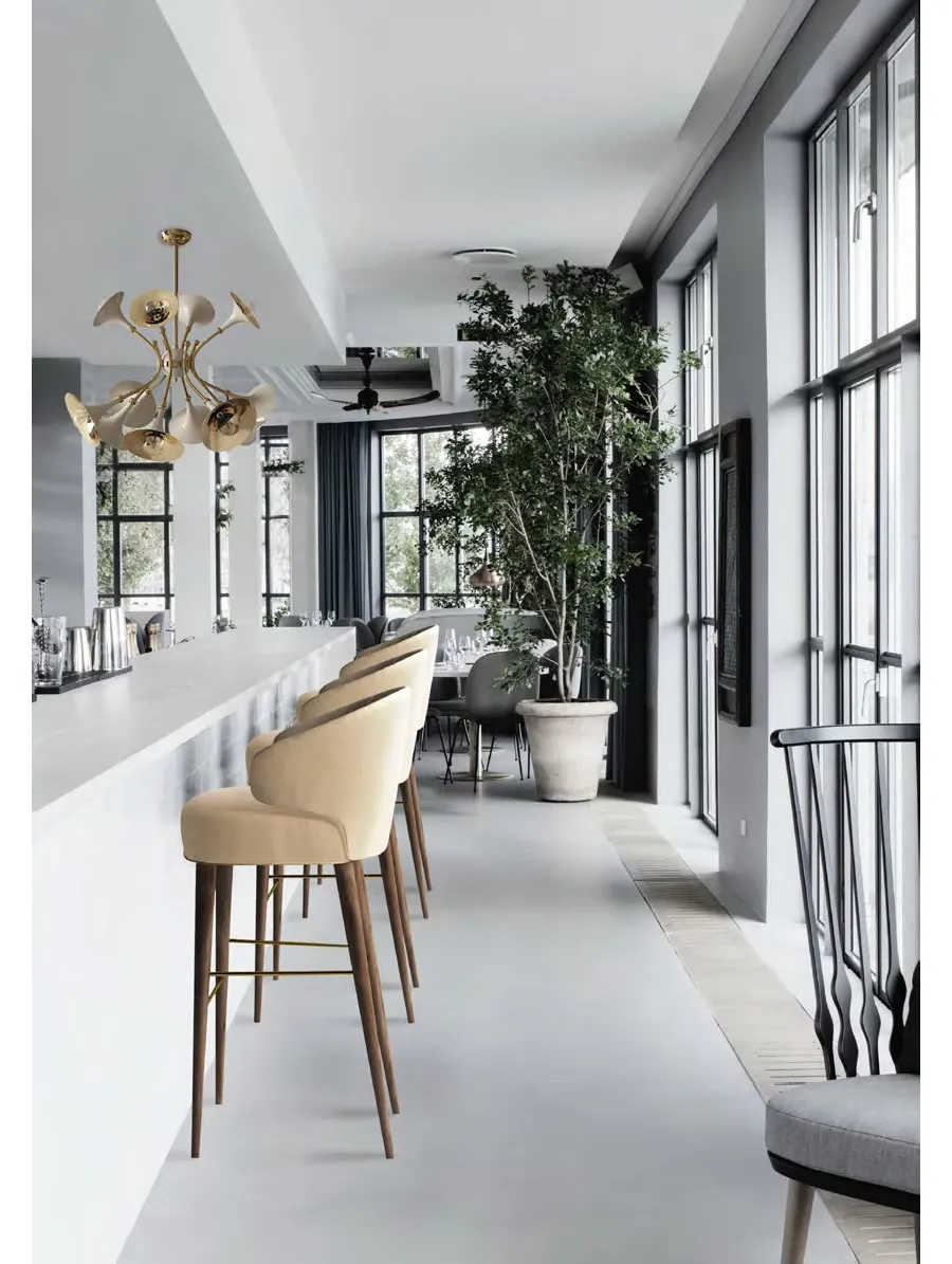 picture 6 Exclusive upholstered bar stool - Ottiu