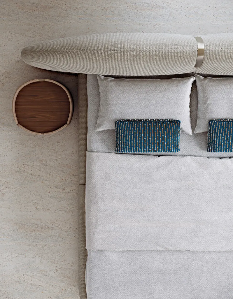 obrazek 5 Eleganckie włoskie łóżko w stylu modernistycznym - do sypialni