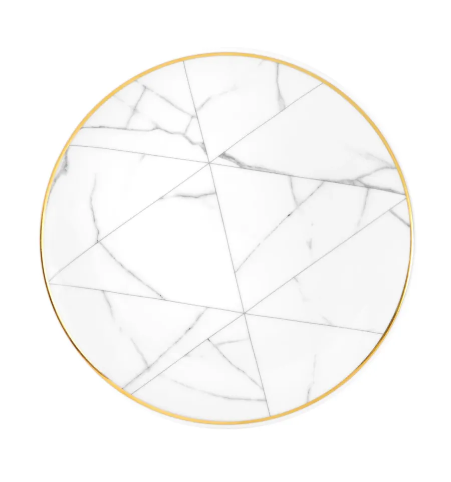obrazek 5 Duży porcelanowy zestaw obiadowy z kolekcji Carrara inspirowany marmurem z Carrary - Vista Alegre
