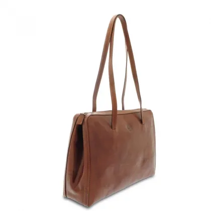 Zdjęcie Elegancka włoska torba ze skóry - Giudi