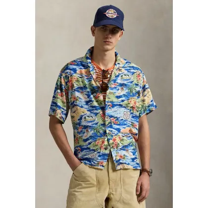 Zdjęcie Polo Ralph Lauren koszula Sport Shirt męska kolor multicolor regular 710964795