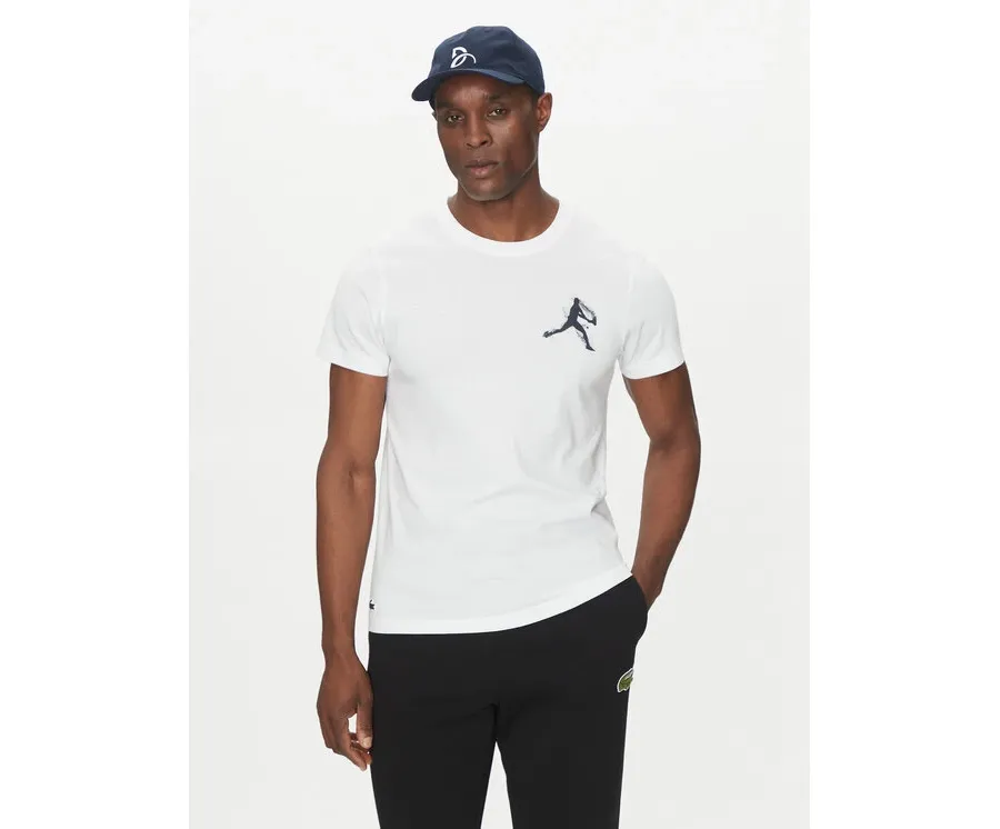 obrazek 1 Lacoste T-Shirt TH1044 Biały Regular Fit