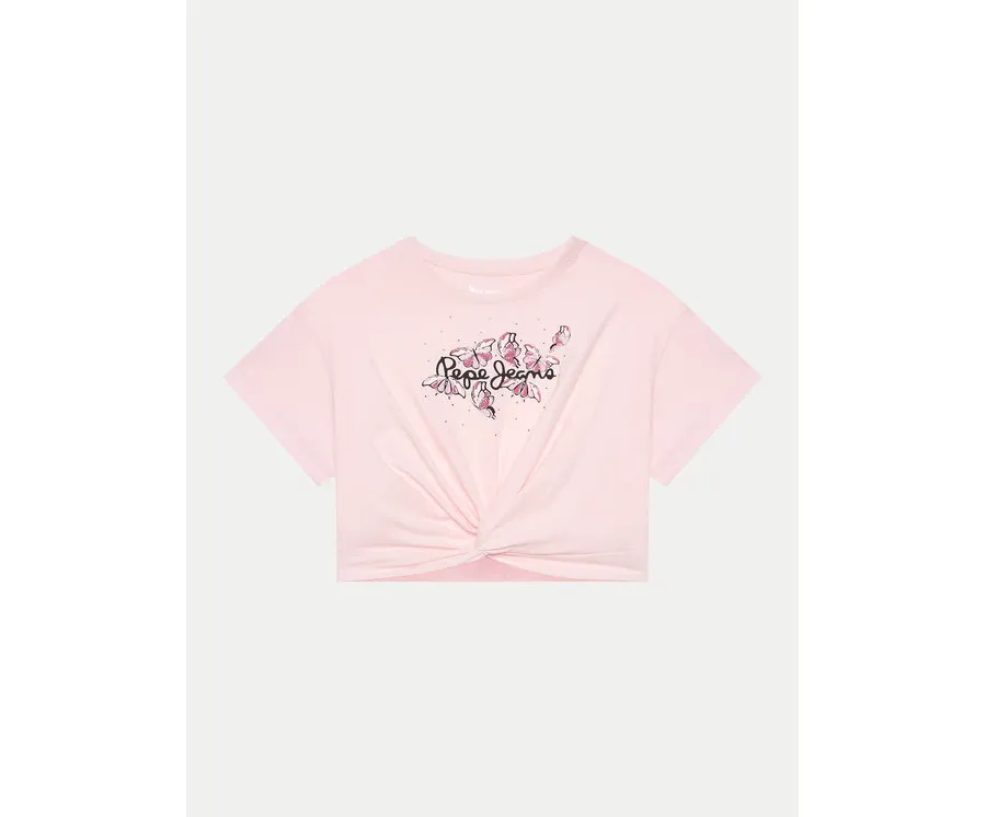 obrazek 1 Pepe Jeans T-Shirt Quindara PG503076 Różowy Regular Fit