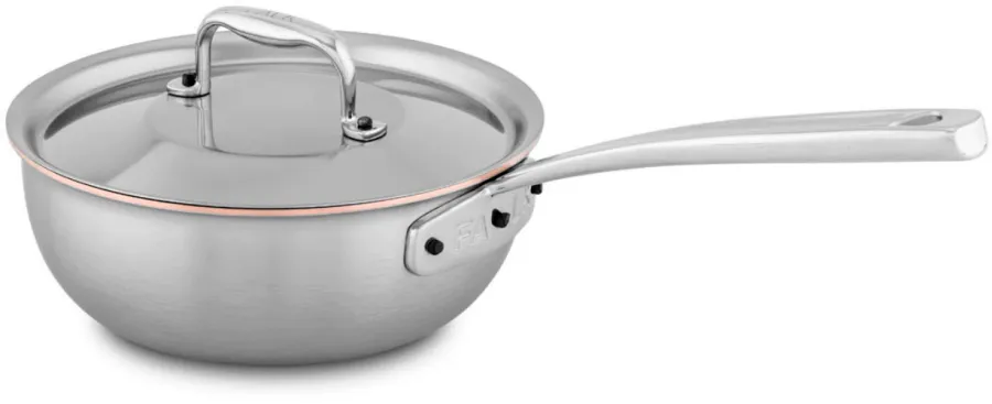 obrazek 3 Ręcznie wykonany rondel miedziany 24 cm od belgijskiego producenta
