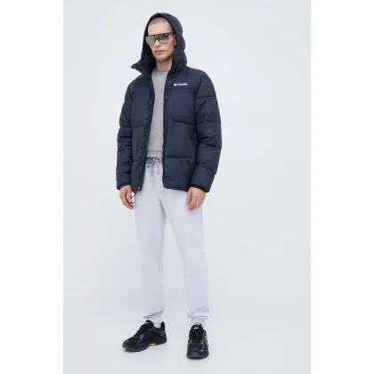 Zdjęcie Columbia kurtka Puffect Hooded Jacket męska kolor czarny przejściowa 2008413