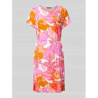 Zdjęcie Sukienka o długości do kolan z wiązanym paskiem