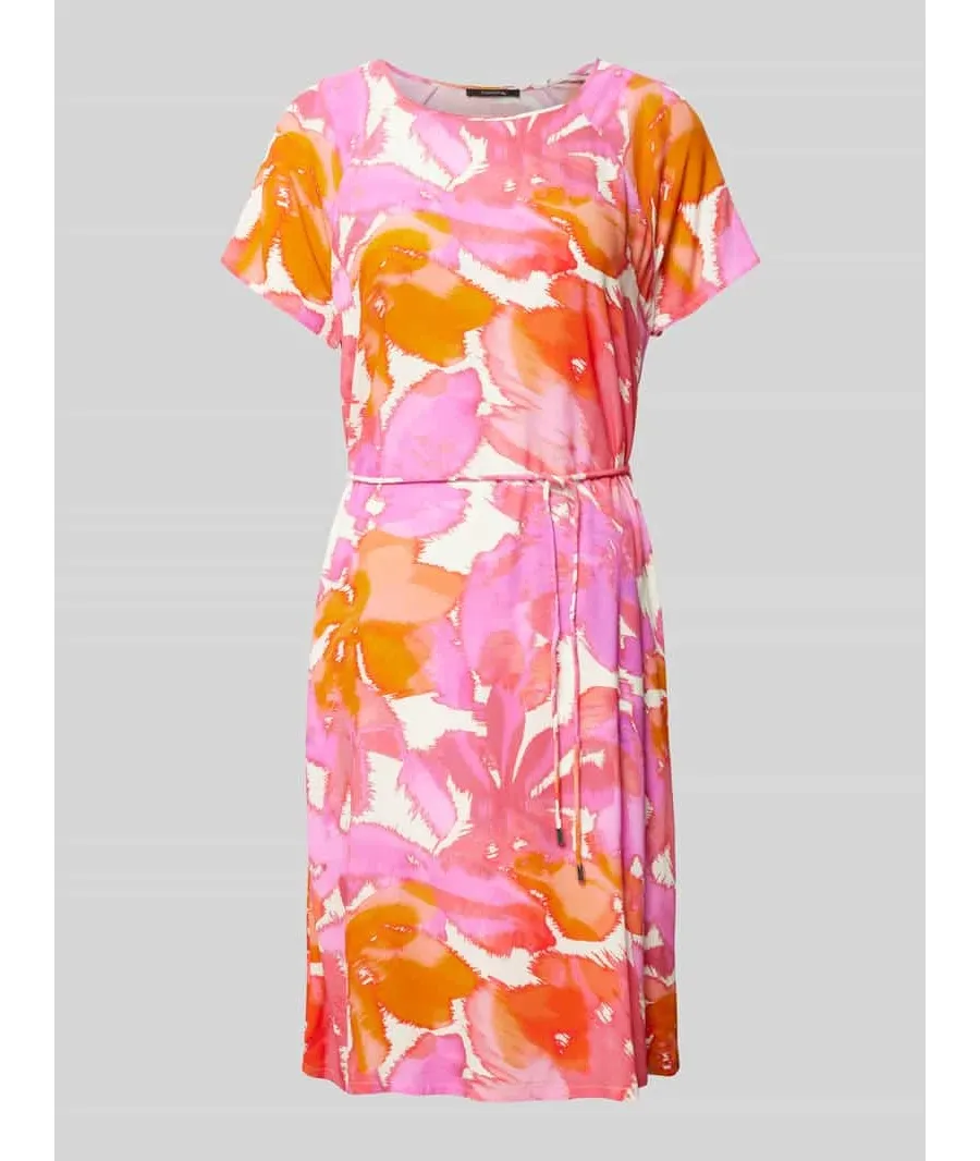 obrazek 1 Sukienka o długości do kolan z wiązanym paskiem