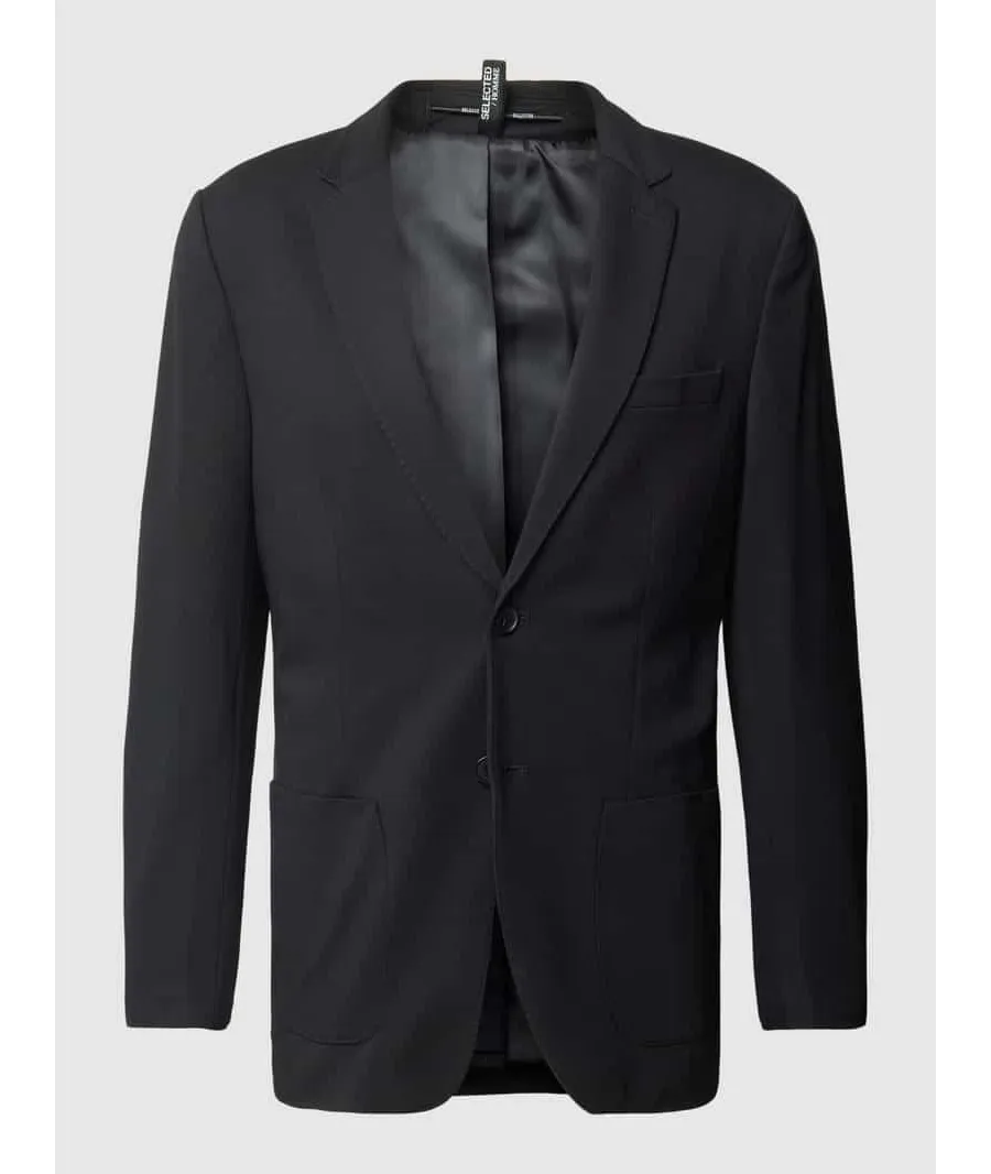 obrazek 1 Marynarka o kroju slim fit z wpuszczanymi kieszeniami model ‘DELON’