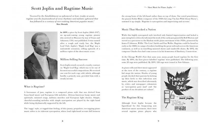 obrazek 2 Poradnik Scott Joplin: Nuty na fortepian - Flame Tree Publishing