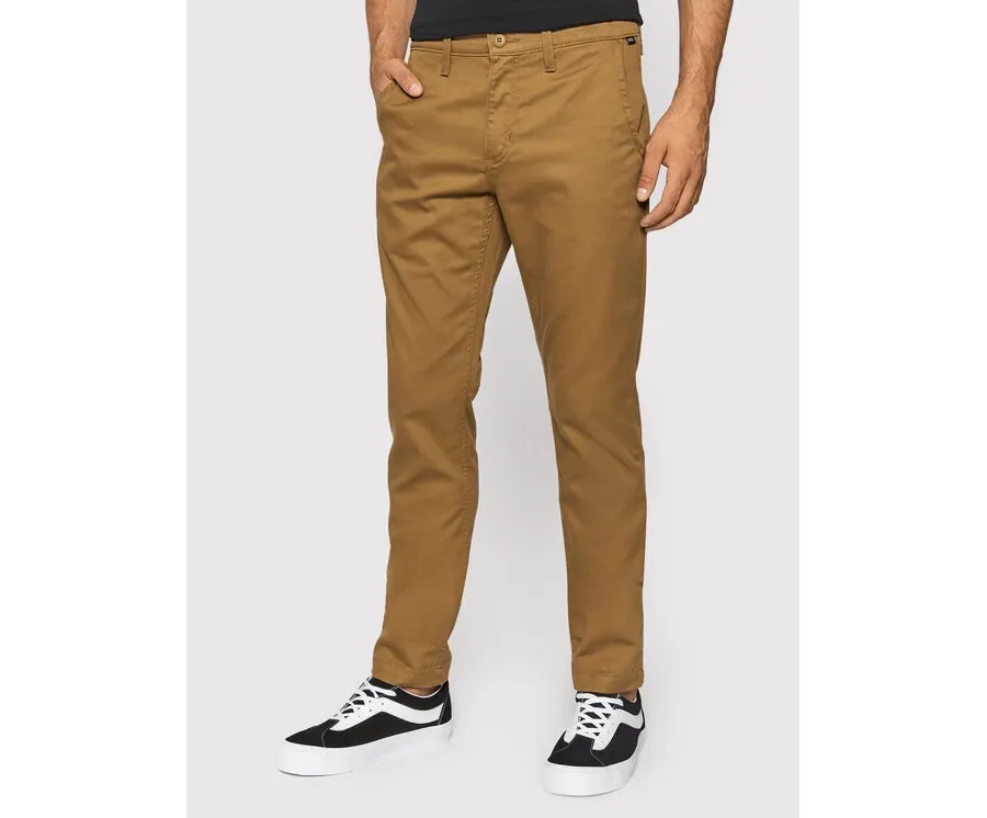 obrazek 1 Vans Chinosy Authentic VN0A5FJ7 Brązowy Slim Fit