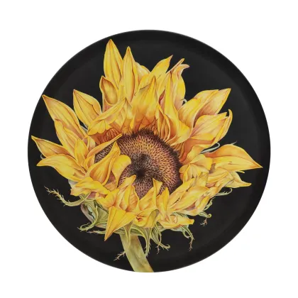 Zdjęcie Ręcznie malowany talerz ozdobny Sunflower Floris