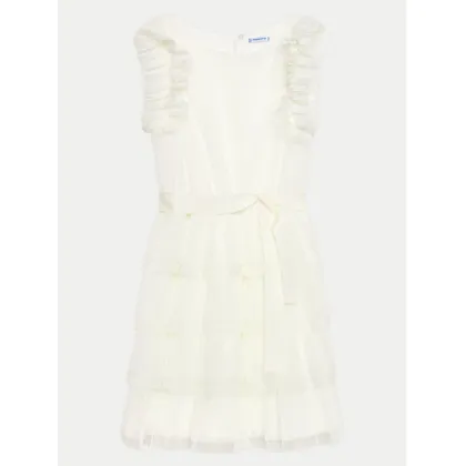 Zdjęcie Mayoral Sukienka elegancka 6943 Écru Regular Fit