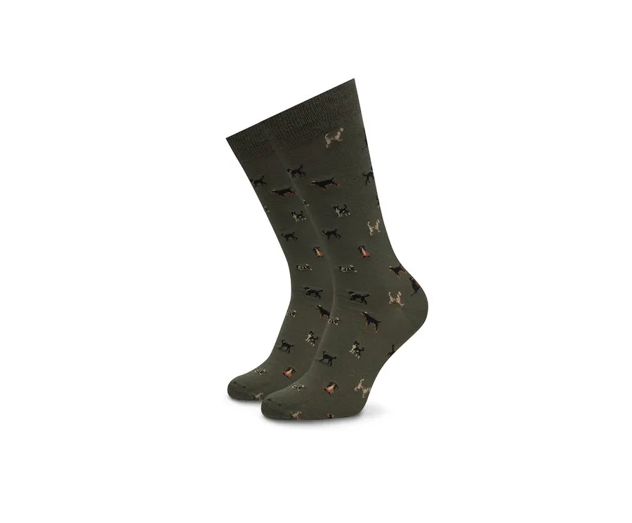 obrazek 1 Barbour Skarpety Wysokie Męskie Mavin Dog MSO0068OL54 Zielony