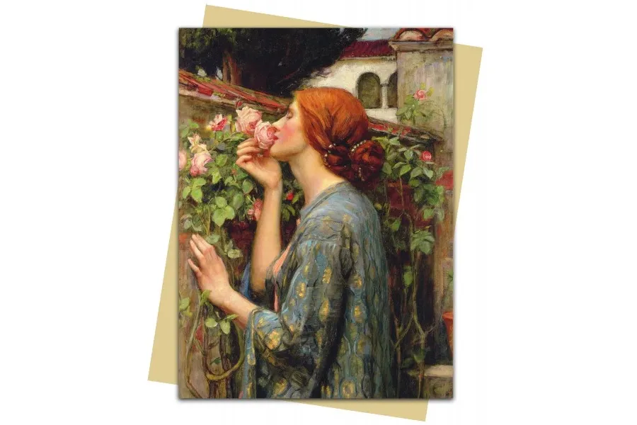 obrazek 1 Pakiet kartek na życzenia (Waterhouse: Dusza róży) - Flame Tree Publishing