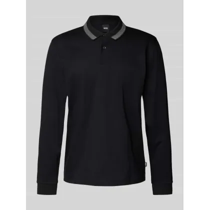 Zdjęcie Koszulka polo z detalem z logo model ‘Pleins’