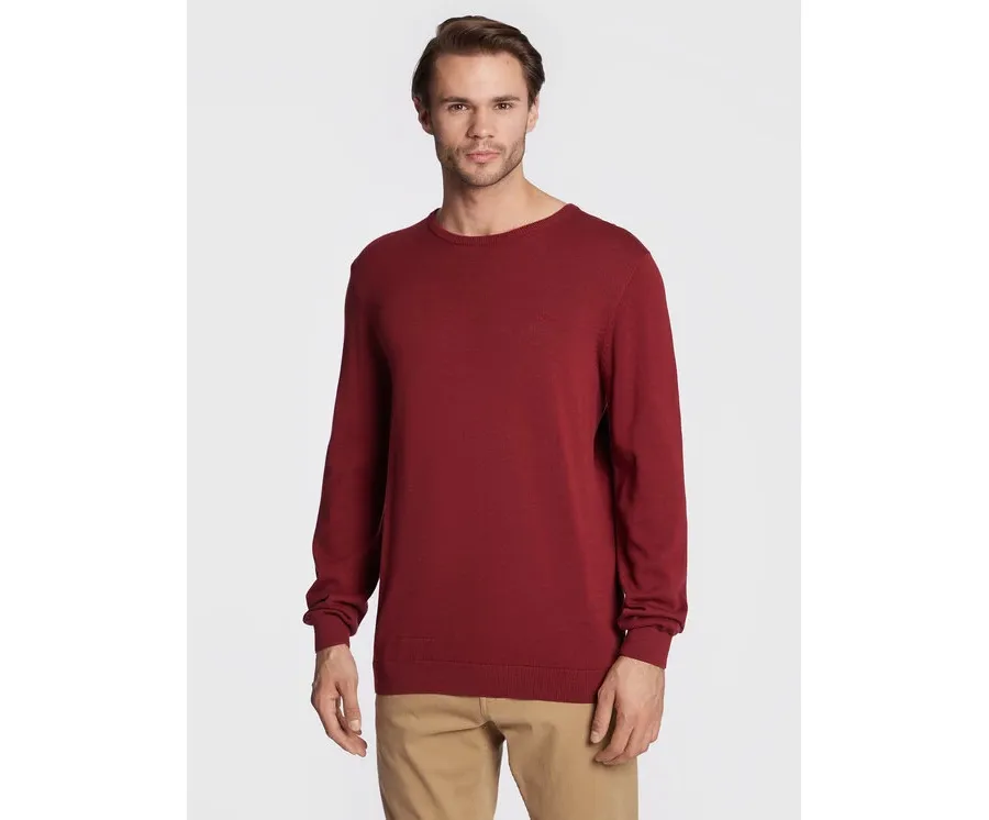 obrazek 1 s.Oliver Sweter 2040664 Czerwony Regular Fit