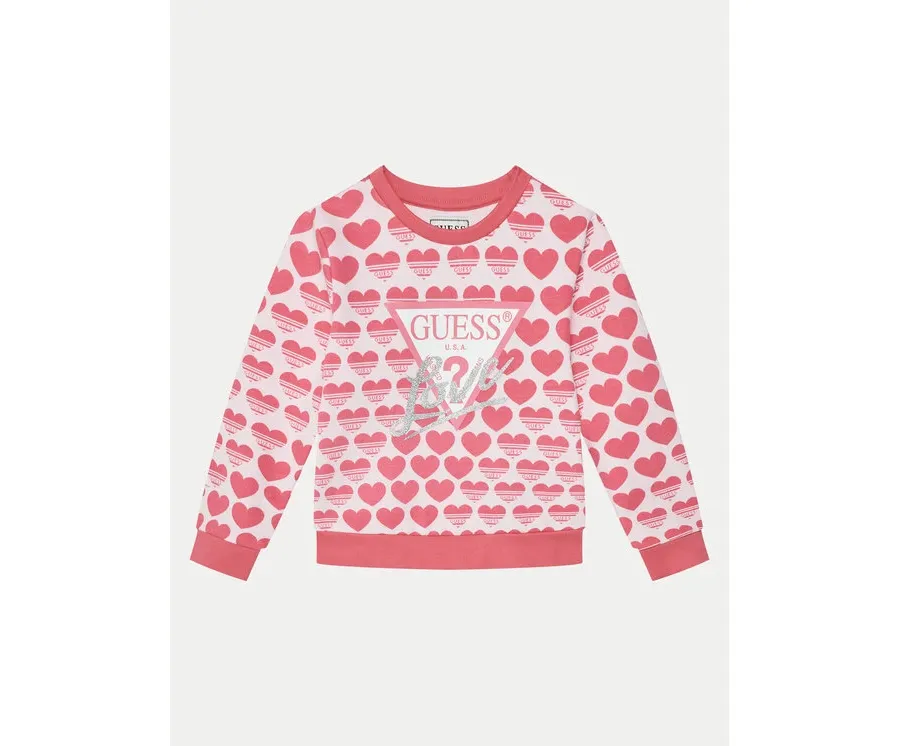 obrazek 1 Guess Bluza K5RQ01 KA6R4 Różowy Regular Fit