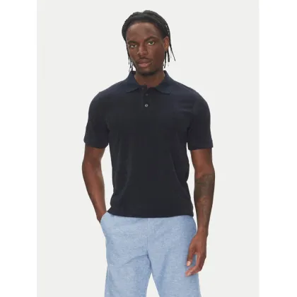 Zdjęcie Lindbergh Polo 30-404263 Granatowy Relaxed Fit