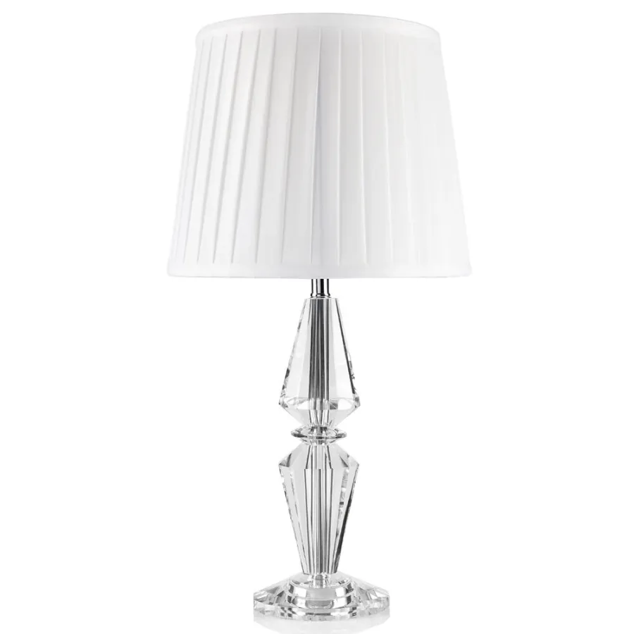obrazek 1 Oryginalna lampa stołowa „Szyk” wykonana z kryształu