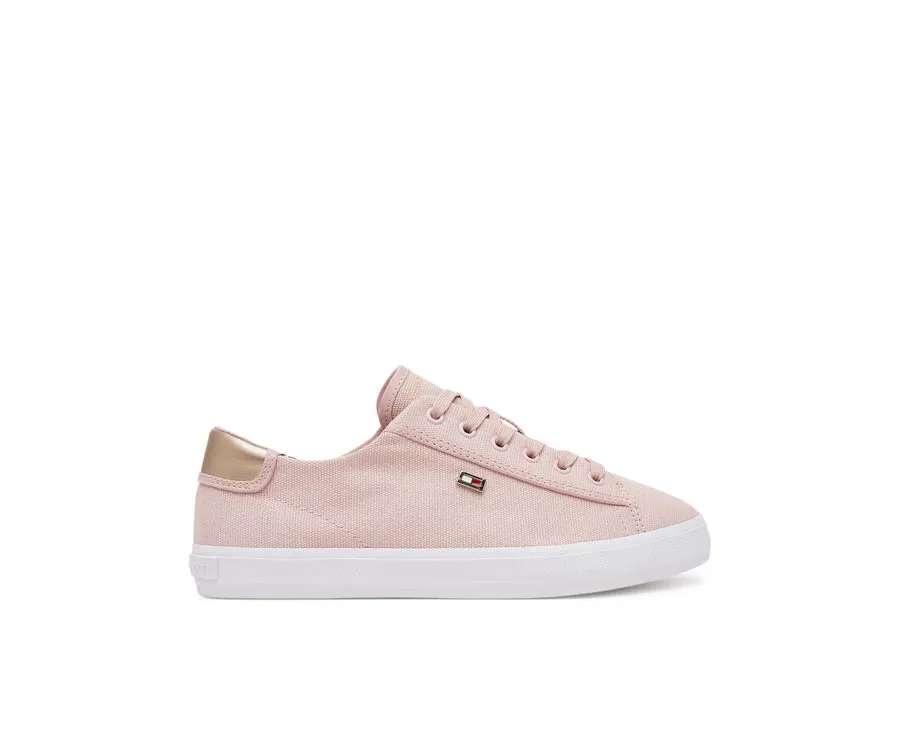 obrazek 1 Tommy Hilfiger Sneakersy Vulc Canvas Lace Up Sneaker FW0FW08647 Różowy