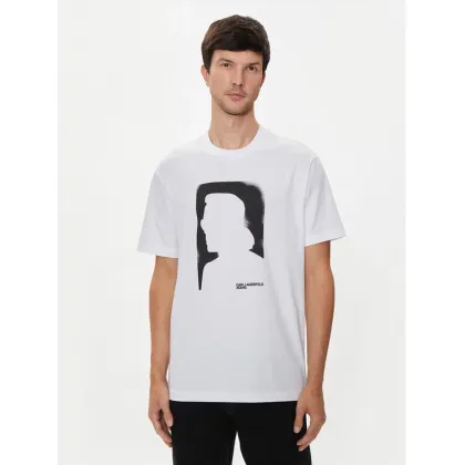 Zdjęcie Karl Lagerfeld Jeans T-Shirt 245D1709 Biały Regular Fit