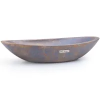Zdjęcie Nowoczesna umywalka 60 cm ORION BASIC - COLORED BRUSH, niebiesko-szary i ochra, lakier matowy