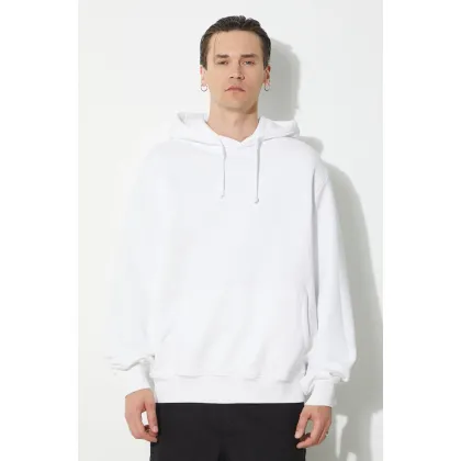 Zdjęcie 424 bluza bawełniana Alias Hoodie męska kolor biały z kapturem gładka FF4SMF01AP-JE375.064