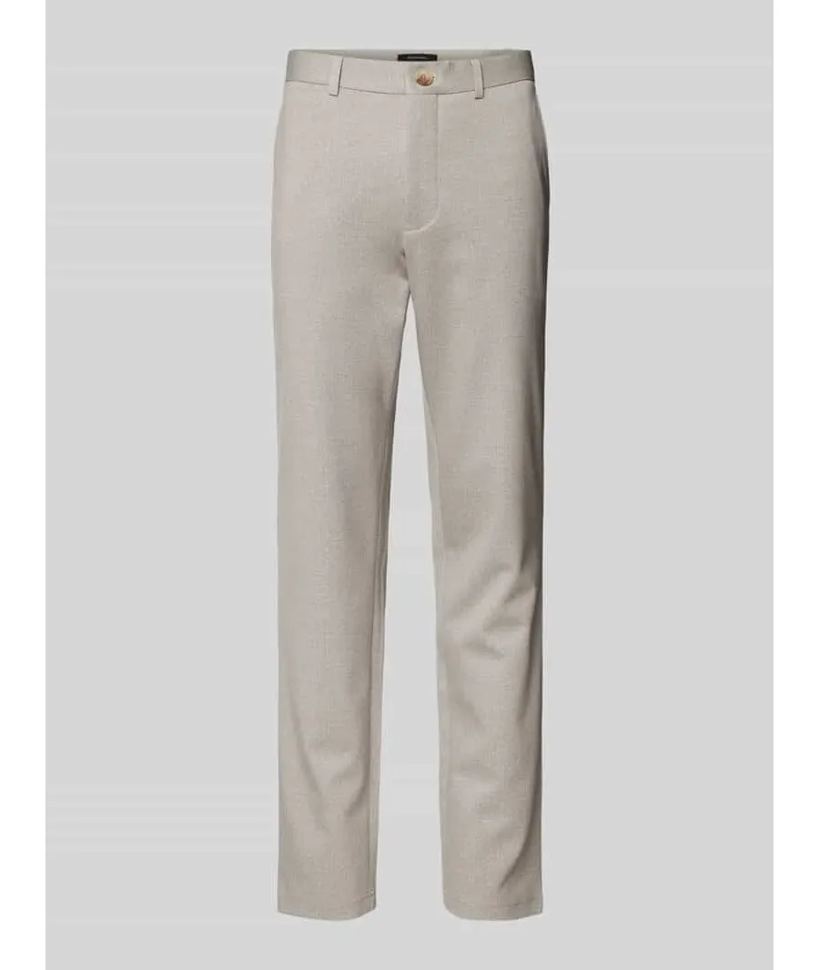 obrazek 1 Spodnie do garnituru o kroju slim fit z kieszeniami z tyłu model ‘Aliam’