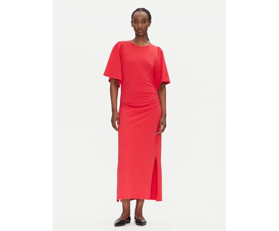 obrazek 1 Bruuns Bazaar Sukienka codzienna Nathala BBW4560 Czerwony Regular Fit
