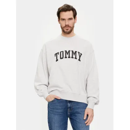 Zdjęcie Tommy Jeans Bluza Varsity DM0DM18386 Szary Boxy Fit