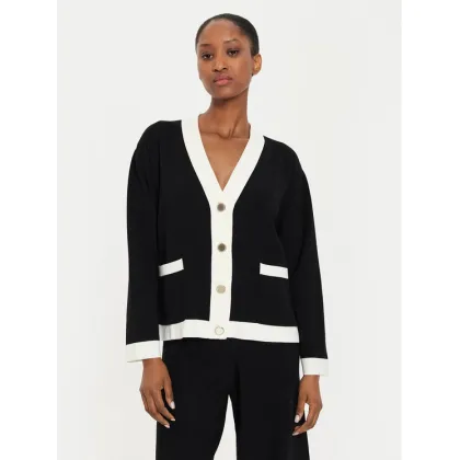 Zdjęcie Kontatto Kardigan 3M0258 Czarny Regular Fit