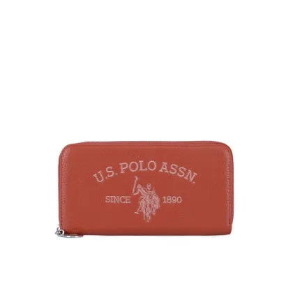 Zdjęcie U.S. Polo Assn. Duży Portfel Damski WIUXT8413WVP Pomarańczowy