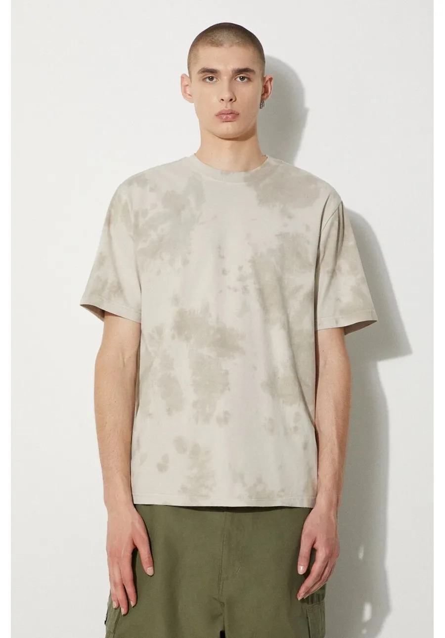 obrazek 1 STAMPD t-shirt bawełniany Tie Dye męski kolor beżowy wzorzysty SLA-M3330TE-STD