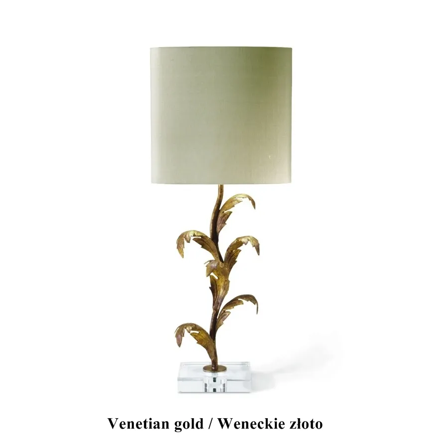 obrazek 3 Designerska lampa stołowa FLORENTINE LEAF marki Porta Romana