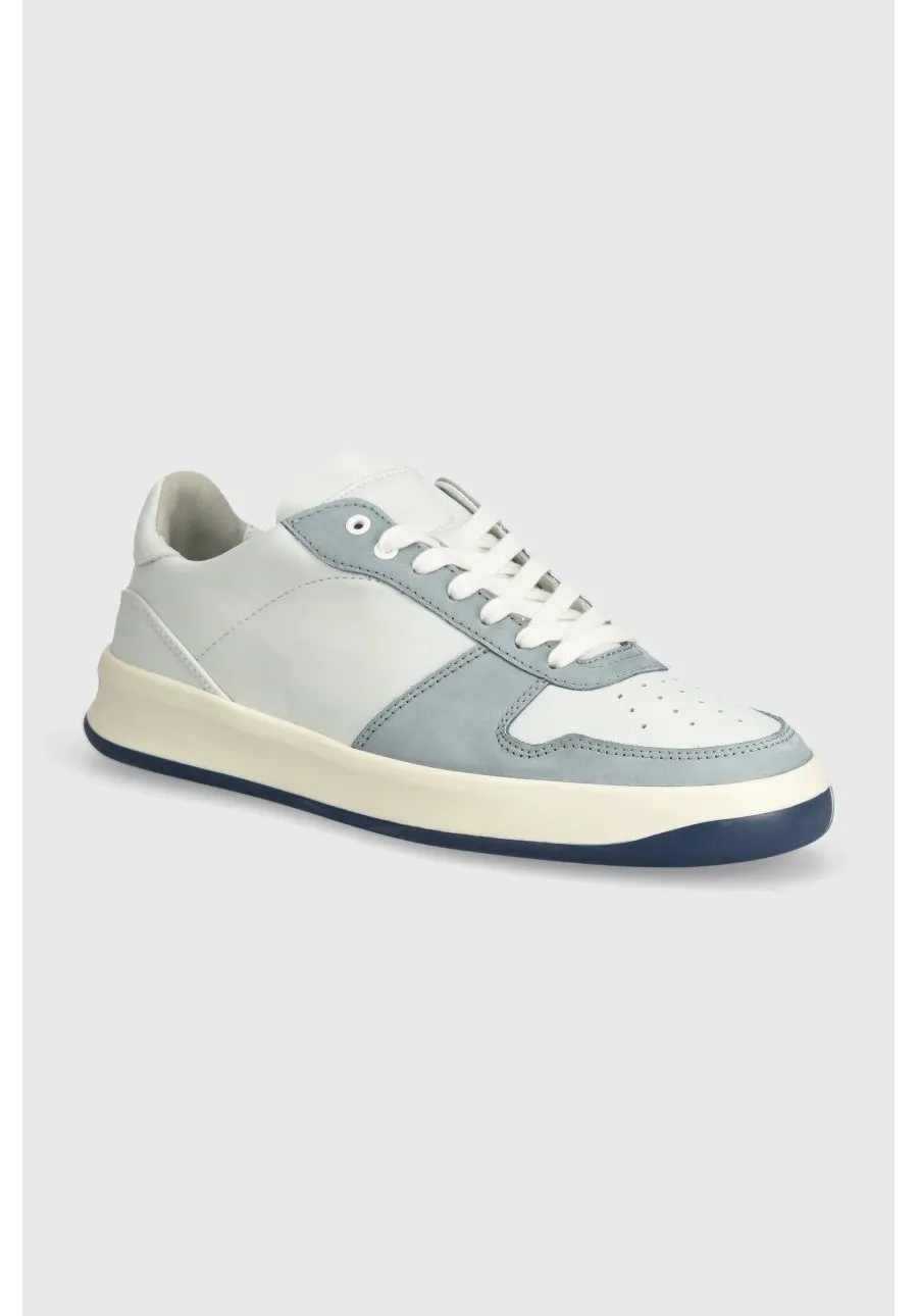 obrazek 1 VOR sneakersy skórzane 5A kolor niebieski 5A.Miamiblau
